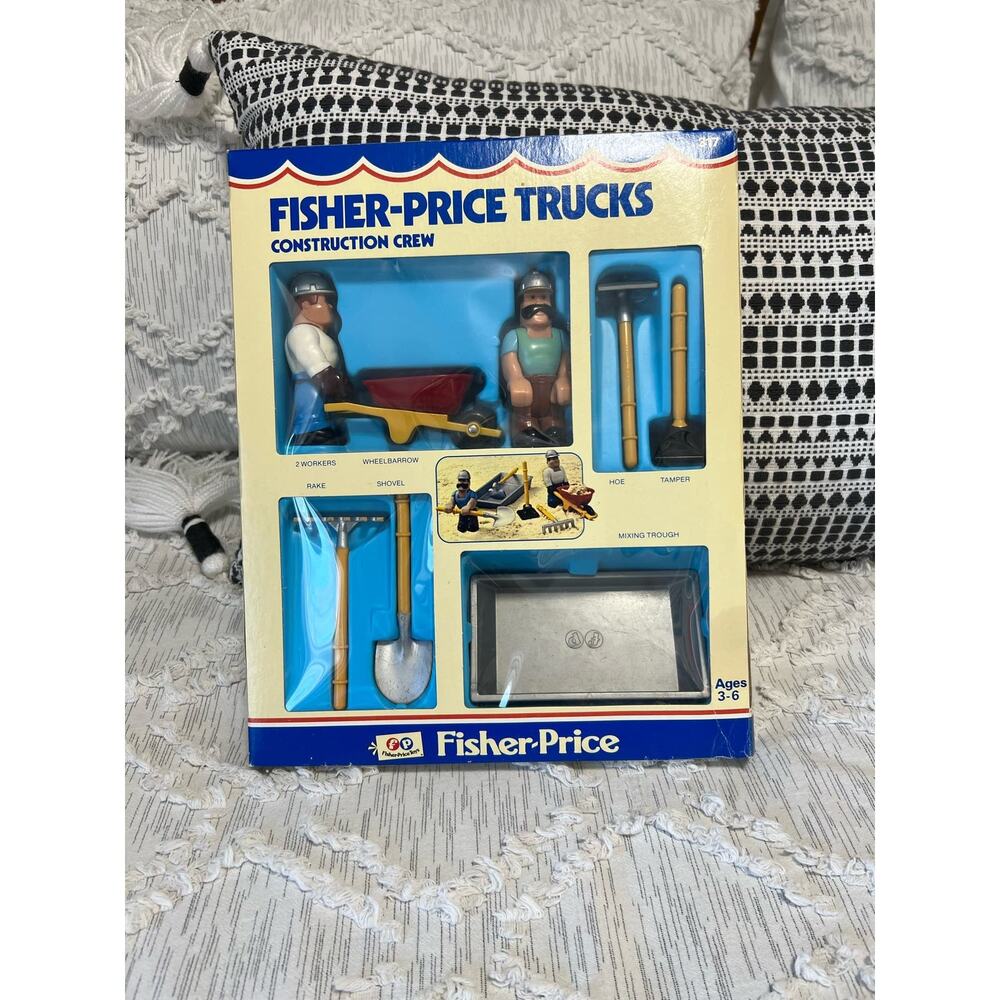 Vintage Fisher-Price Husky Helper Construction Set